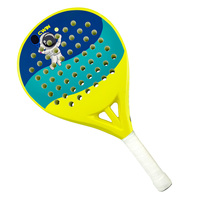 Raquette de padel enfant en fibre de carbone 320g, noyau en EVA souple, pour débutants