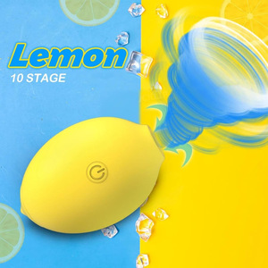 Vibratore Anale a Forma di Limone, Stimolatore Clitorideo, Massaggiatore a Suzione, Massaggiatore per Punto G e Capezzoli, Giocattolo per Masturbazione, Giocattolo Sessuale - Product Image 1