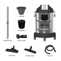 Aspirateur portable pour voiture, sec et humide, 21 L, sans fil, pour la maison, le jardin, le nettoyage de la voiture
