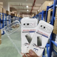 T035 Vente en gros d'étuis de téléphone transparents en TPU pour iPhone Android, étui anti-chute pour Samsung A23 pour Google 9A, coque de téléphone transparente