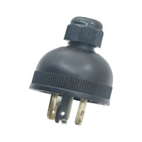 Le générateur industriel d'essence de serrure de torsion de la broche 30A mâle partie la prise noire d'extension de l'extrémité 3 de noyau IP56 avec les prises 30A de prise