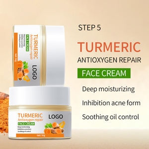 Private Label Turmeric Skin Care Set with <b>Vitamin</b> B5 Kojic Acid Ginseng & Jojoba Oil-Anti-Acne Brightening Moisturizing Cream - Product Image 5