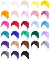 Turbante para dormir anudado para mujer, sombrero indio musulmán, gorra de quimio para el cáncer, venta al por mayor