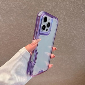 Coque intégrale antichoc 360° de haute qualité en PC+TPU transparente avec cordon motif vague <span class=keywords><strong>d</strong></span>'<span class=keywords><strong>eau</strong></span>, design sportif anti-chute 3-en-1 pour 16 Pro Max - Product Image 3