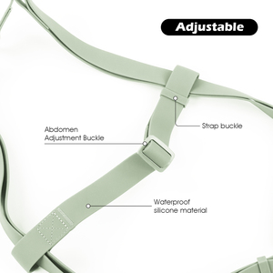 Imbracatura per Cani in PVC Impermeabile, Taglia Regolabile, Fibbie di Sicurezza Multiple, Comoda da Indossare e Togliere - Product Image 2