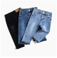 Pantalon en Jean Direct Usine pour Garçons de 2 à 10 Ans, Denim Droit Délavé
