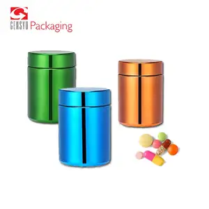 Plastic Jar Bottle Supplier China Supplier Customized HDPE Food Glossy Plastic Jar Pill Protein Powder Food Storage Cans Cream Bottles