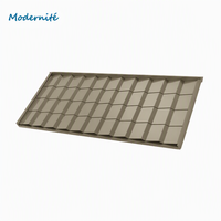 Tuiles solaires BIPV CdTe rouges à double vitrage 22,80W haute efficacité 600x400mm cellules 580x900mm panneaux boîtier de jonction IP68 25 ans