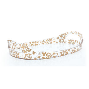 Bandeja de plástico Patrón de rosas Bandeja de servicio Bandeja transparente - Product Image 4