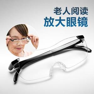 Lunettes de lecture sans monture MAGIF, lentilles PC 1,6X, protection anti-lumière bleue, loupe unisexe pour la lecture et les travaux manuels - Product Image 3