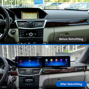 ชุดอัพเกรดภายในรถยนต์เบนซ์ E-Class ปี 2011 รุ่น W212 พร้อมระบบควบคุมกลางแบบเชื่อมต่อและหน้าจอคู่ - Product Image 2