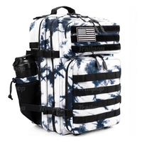 Sac à dos de fitness Trailpop 45L avec logo personnalisé, compartiments pour bouteille shaker, boîte à pilules et organiseur de suppléments pour la musculation