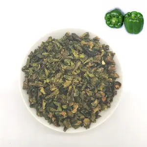 Pulver zum Verkauf Crushed Green Chilli Flakes Green Peppers Chilli