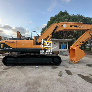 Excavatrice lourde Hyundai 305LC-9S d'occasion, moteur Cummins C8.3, poids opérationnel de 30 tonnes, faible nombre d'heures, composants essentiels, machinerie minière - Product Image 3