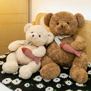 Mới âu yếm bắc cực gấu bông búp bê câu cá trẻ em món quà sinh nhật hugable ngủ gối mềm Thú nhồi bông đồ chơi - Product Image 5