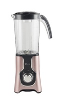 Mixeur Plongeant Électrique 400W, Robot Culinaire Multifonctionnel pour Smoothies et Jus, avec Récipient en Plastique pour Usage Domestique