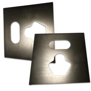 Aluminum Two And Three Prong Plug Panels Customizable Size Tamper Resistant For Smart Home Hardware Accessories Shenzhen Made - Product Image 1