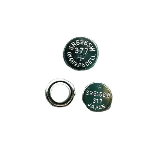 Silberoxid-Batterie typ SR626SW 377 Batterie zelle