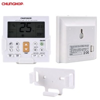 Control Remoto Universal para Aire Acondicionado K-650E de Fábrica con Pantalla LCD de Pared y Retroiluminación LED
