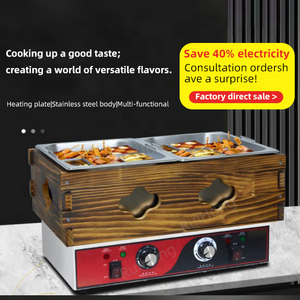 Équipement de cuisine portable commercial, pot de cuisson électrique antiadhésif à grain de <span class=keywords><strong>bois</strong></span> Oden, économie d'énergie, <span class=keywords><strong>prix</strong></span> abordable - Product Image 3