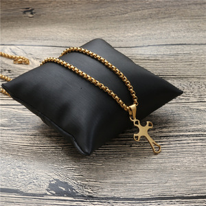 <b>Cross</b> Necklace Stainless Steel Unisex Pendant Gift Fashion Jewelry - Product Image 3