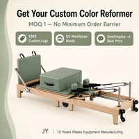 Machine de Pilates Reformer pliable JY, machine de Pilates Reformer en bois, équipement de Pilates