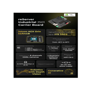 Placa Portadora Industrial Seeed J501 para AGX Orin J501 - Product Image 6
