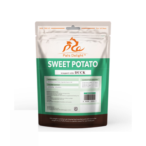 Marca Pal's Delight, boniato Premium envuelto con pato, comida para mascotas, tiras de carne de pechuga de pato seca Natural, aperitivos y golosinas para perros - Product Image 6