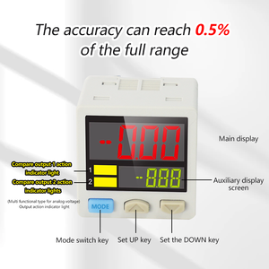 เกจวัดแรงดัน DP-101A-E-P เกรดอุตสาหกรรมแม่นยำสำหรับเครื่องจักรไฮดรอลิกนิวเมติกส์อุปกรณ์ของแท้ - Product Image 4
