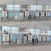 Ligne de Production Complète de Yaourt Grec et Lait, Petite Usine Commerciale Automatique de Fabrication et Pasteurisation par Lots