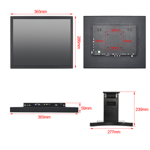 17 inch 1280*1024 TFT mở khung gắn LCD Công nghiệp hiển thị điện trở/cảm ứng điện dung màn hình màn hình VGA HD-MI USB - Product Image 4