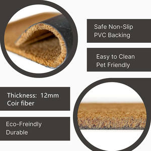 Paillasson imprimé personnalisé, vente en gros, <span class=keywords><strong>tapis</strong></span> en Coco vierge uni avec support en pvc - Product Image 2