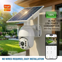 Caméra PTZ solaire sans fil intelligente Tuya S10, étanche IP66, vision nocturne couleur, caméra de sécurité extérieure CCTV, stockage sur le cloud