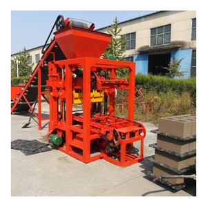 Bán tự động Khóa liên động và lát khối máy làm cho gạch bê tông vật liệu xi măng với các thành phần khuôn động cơ cốt lõi - Product Image 4