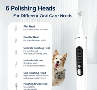 USMILEPET – Polisseur dentaire électrique ABS pour animaux de compagnie, éliminateur de tartre et de plaque dentaire pour chiens et chats – Vente directe usine