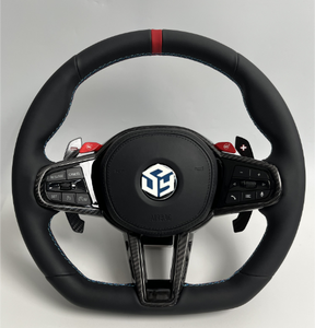 Volante Personalizado para BMW G20 G28 G30 G38 G80 G82 M3 320i 330i <span class=keywords><strong>330e</strong></span> 340i 540i, Volante Deportivo de Fibra de Carbono Forjado con LED - Product Image 5