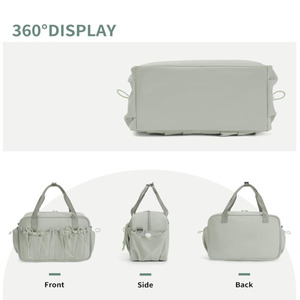 Bolso de Mano de 7L con Separación para Artículos Húmedos y Secos, con Correa Cruzada, para Gimnasio, Yoga, Viajes, Uso Diario y Cosméticos - Product Image 3