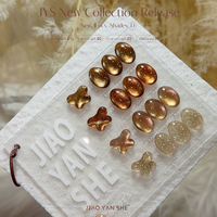 Offre Spéciale JIAOYANSHE – Kit de Gels Magnétiques pour Ongles Effet Œil de Chat 4 Couleurs 15ml pour Manucure Professionnelle et Usage en Salon