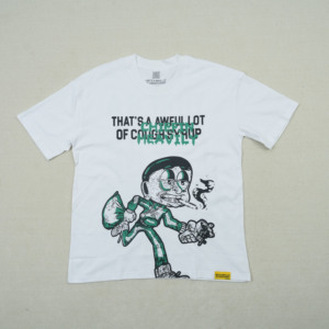 เสื้อยืดผู้ชายคุณภาพสูงลดราคาพิเศษ ลายพิมพ์สแกนได้ ทรงหลวม สวมใส่สบาย ขนาดใหญ่พิเศษ พร้อมข้อความ "น้ำเชื่อมแก้ไอเยอะมาก" - Product Image 2