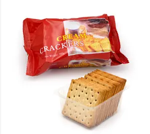 Wholesale Private Label Cream Cracker Vegetable Crackers Corn Cracker Breakfast Tea Break Biscuits