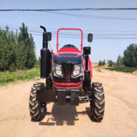Traktor roda pertanian 4WD/2WD | Mesin kuat untuk derekan/transportasi | Diskon pesanan jumlah besar