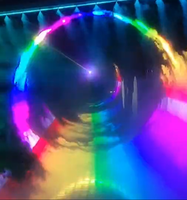 Proyector láser de animación RGB, 10W, 40K, para DJ, discoteca, luz de escenario, DMX512, Control ILDA, Software ISHOW
