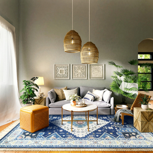 Thảm trải sàn cỡ lớn thiết kế tùy chỉnh hiện đại kiểu Thổ Nhĩ Kỳ từ Afghanistan, sản xuất bằng máy - Product Image 5