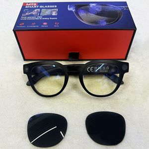 MT3 Smart Glasses with 8MP Anti-shake <b>Camera</b>, 1200P HD Video Recording, AI <b>Real</b>-time Translation & Bluetooth Calling - Product Image 4
