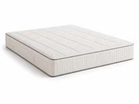 Matelas hybride moderne et écologique populaire, taille Queen et King, fermeté moyenne, mousse à mémoire de forme, ressorts ensachés avec housse amovible