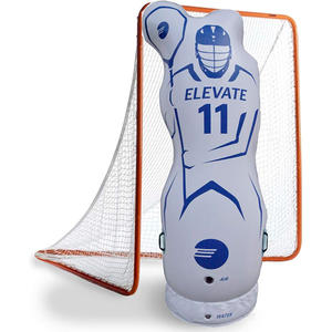 MAKE WAVES ELI-E018 Mannequin de gardien de but gonflable en PVC, cible d'entraînement portable 70"H pour l'entraînement au lacrosse - Product Image 1