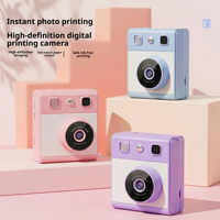 Appareil photo et imprimante photo 2-en-1 pour enfants, pixels haute définition, créations DIY, autocollants pour selfies, lecture MP3, jeux éducatifs