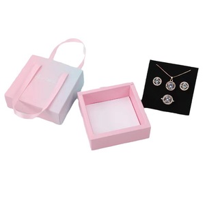 Đồ trang sức vòng cổ bao bì Vòng đeo tay Nhẫn bán buôn vận chuyển đồ trang sức sang trọng hộp biểu tượng ngăn kéo Quà Tặng thủ công hộp giấy với xử lý - Product Image 5