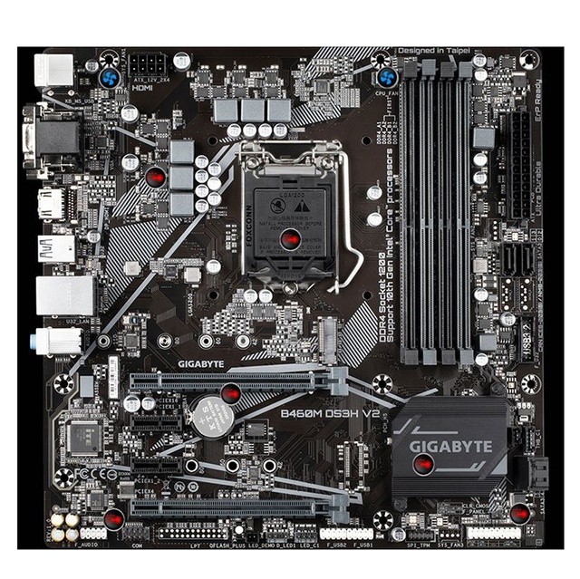 Original New DDR4  Desktop Motherboard for Gigabyte B460M DS3H V2