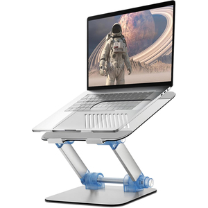 Nouvelle arrivée, support de refroidissement réglable à 360 degrés en aluminium et plastique, pliable, multi-angles, facile à transporter, portable pour ordinateur portable - Product Image 1